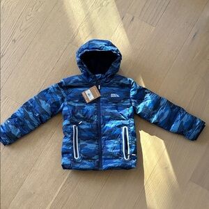 Kids Down Blue Puffer Jacket